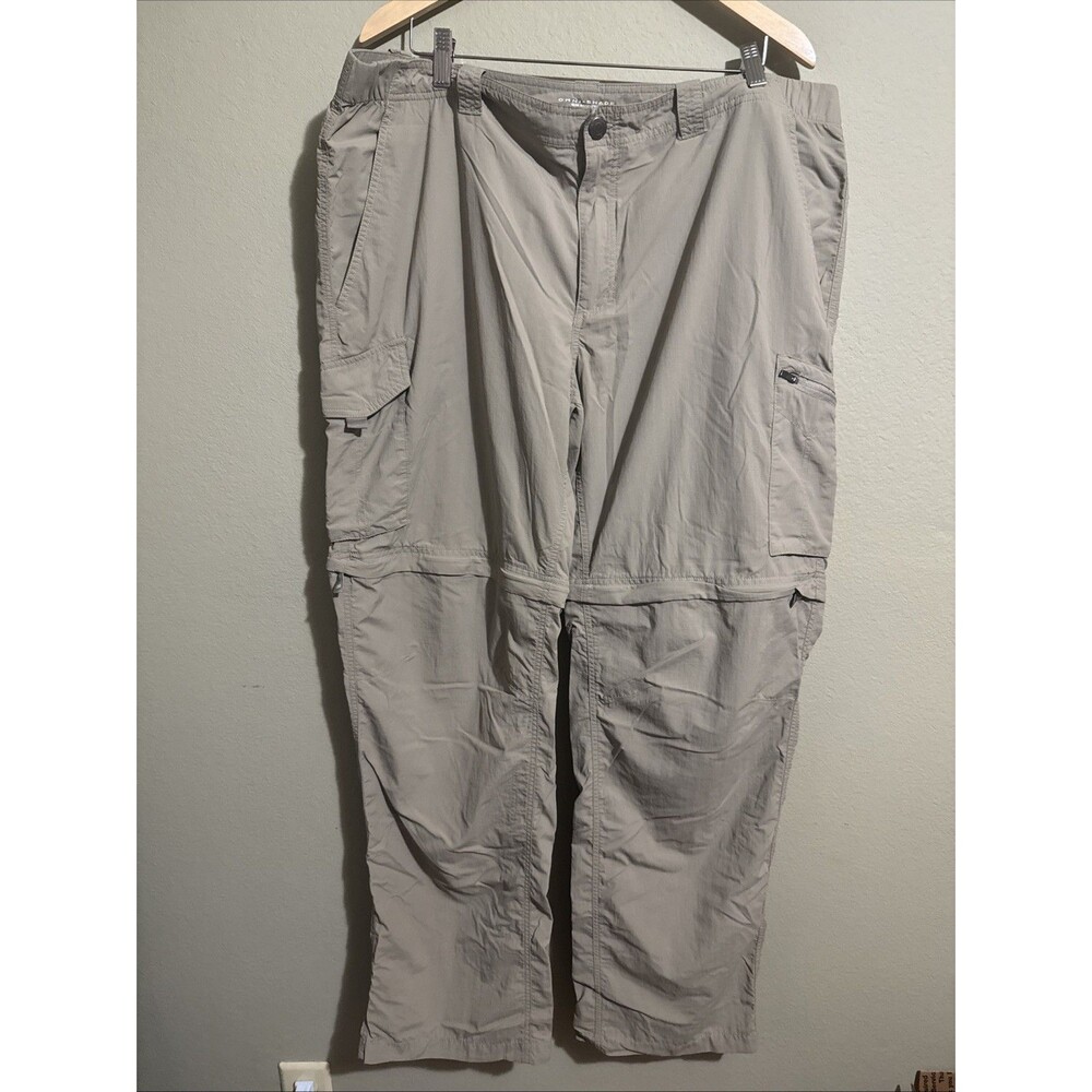 Columbia Utility Convertible Cargo Pants Men's 42 x 34 Omni Dry Camping Hiking